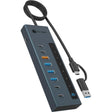 Icy Box ib-hub1743-cpd 9-in-1-Hub-Dockingstation (blau)