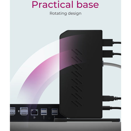 Icy Box ib-dk2252ac Dockingstation (schwarz, USB-A, HDMI, Display-Port)