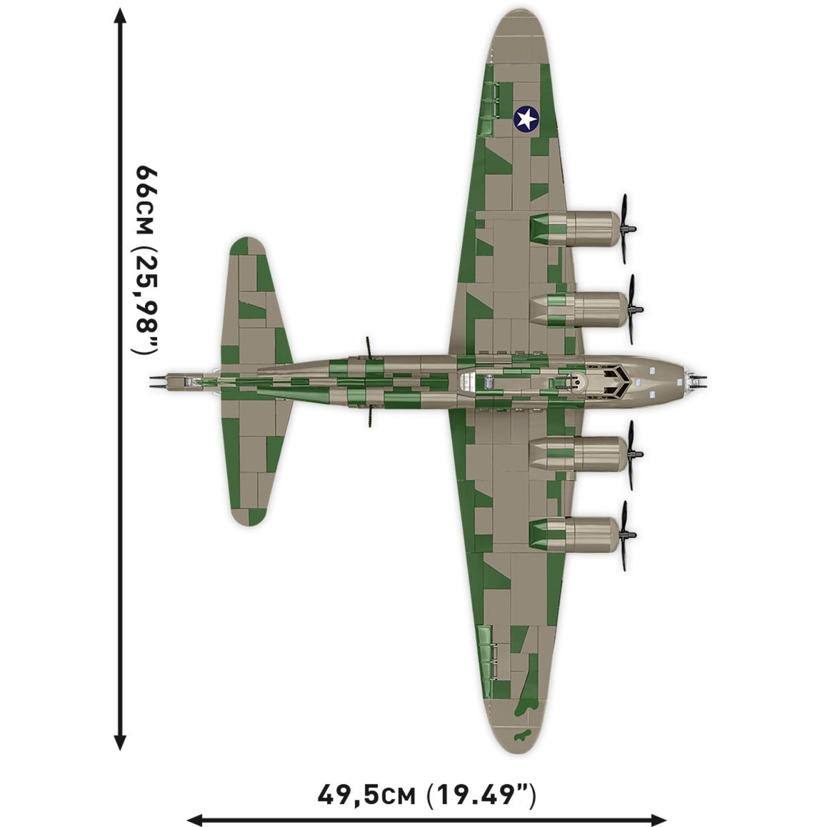Cobi boeing b-17f flying fortress memphis belle - executive edition constructiespeelgoed