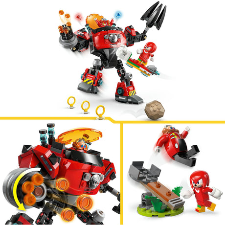 Lego® Sonic the Hedgehog™ Knuckles vs. Dr. Eggman Eierbrecher-Mech – 77005
