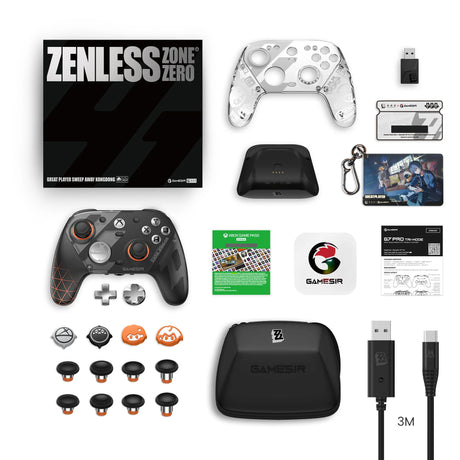 Gamesir G7 Pro Zenless Zone Zero Edition Wireless-Controller (Schwarz, Xbox Series X|S, Xbox One, PC, Android, 2,4 GHz USB Bluetooth)