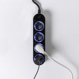 Shelly power strip gen4 stekkerdoos (zwart, wifi, bluetooth, zigbee)