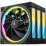 Deepcool fl12r rgb case fans (zwart, 3 stuks, 120 x 120 x 25 mm, pwm)