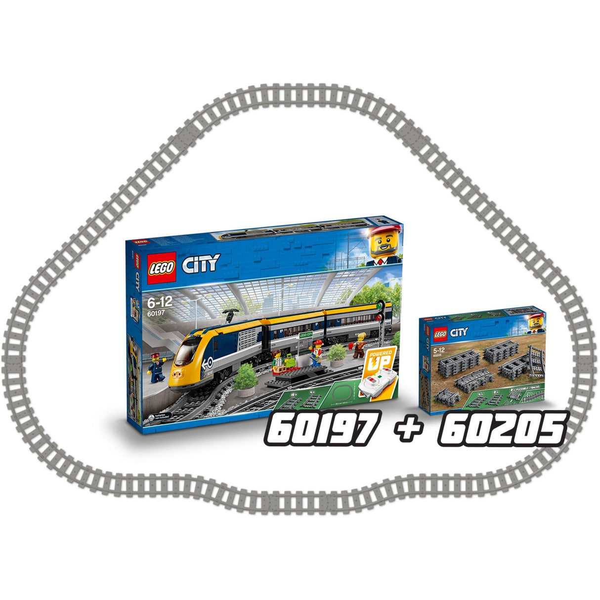Lego City Bahngleise 60205