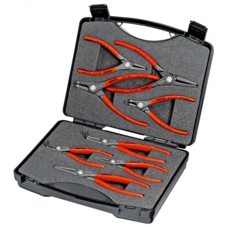Knipex 002125 8-teiliges Präzisions-Sicherungsringzangen-Set