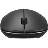 Kensington My230 EQ wiederaufladbare Maus – kabellos – mittelgroß (schwarz, Bluetooth, 2,4 GHz)