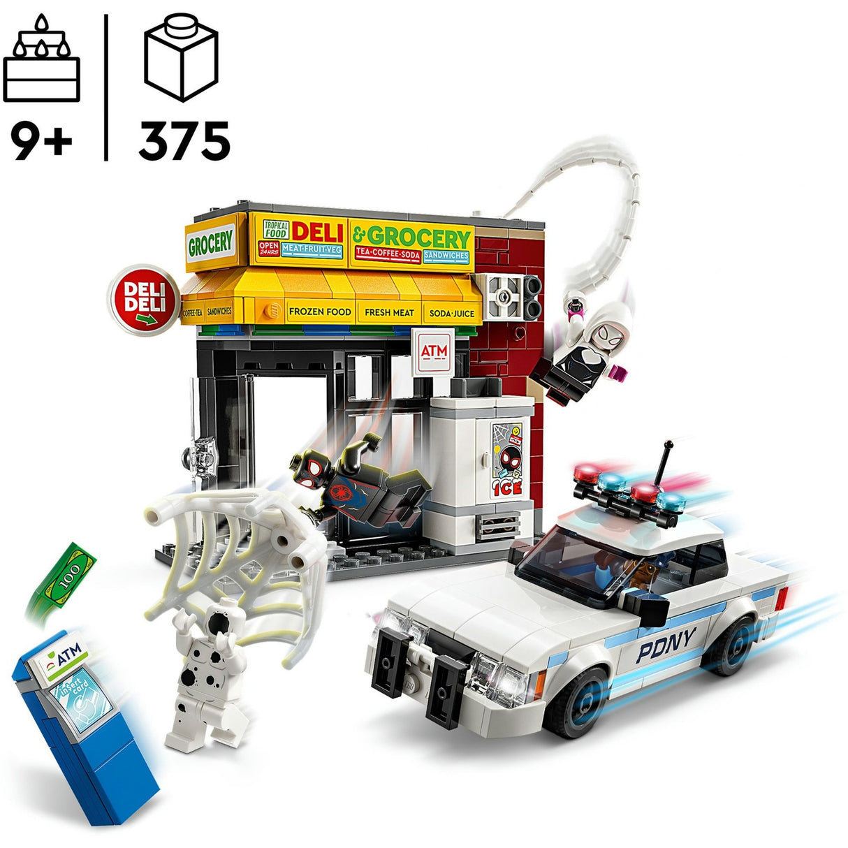 Lego Superhelden 76311 Spider-Vers: Meilen Moral vs. der Spott