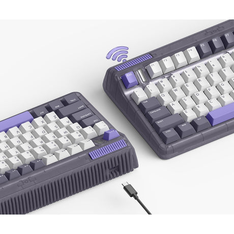 Iqunix OG80 Lavandin Wireless mechanischer Tastatur