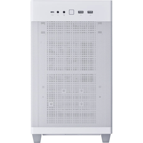 Asus Prime AP201 Midi-Tower-Gehäuse (weiß | 2x USB-A | 1x USB-C | gehärtetes Glas)