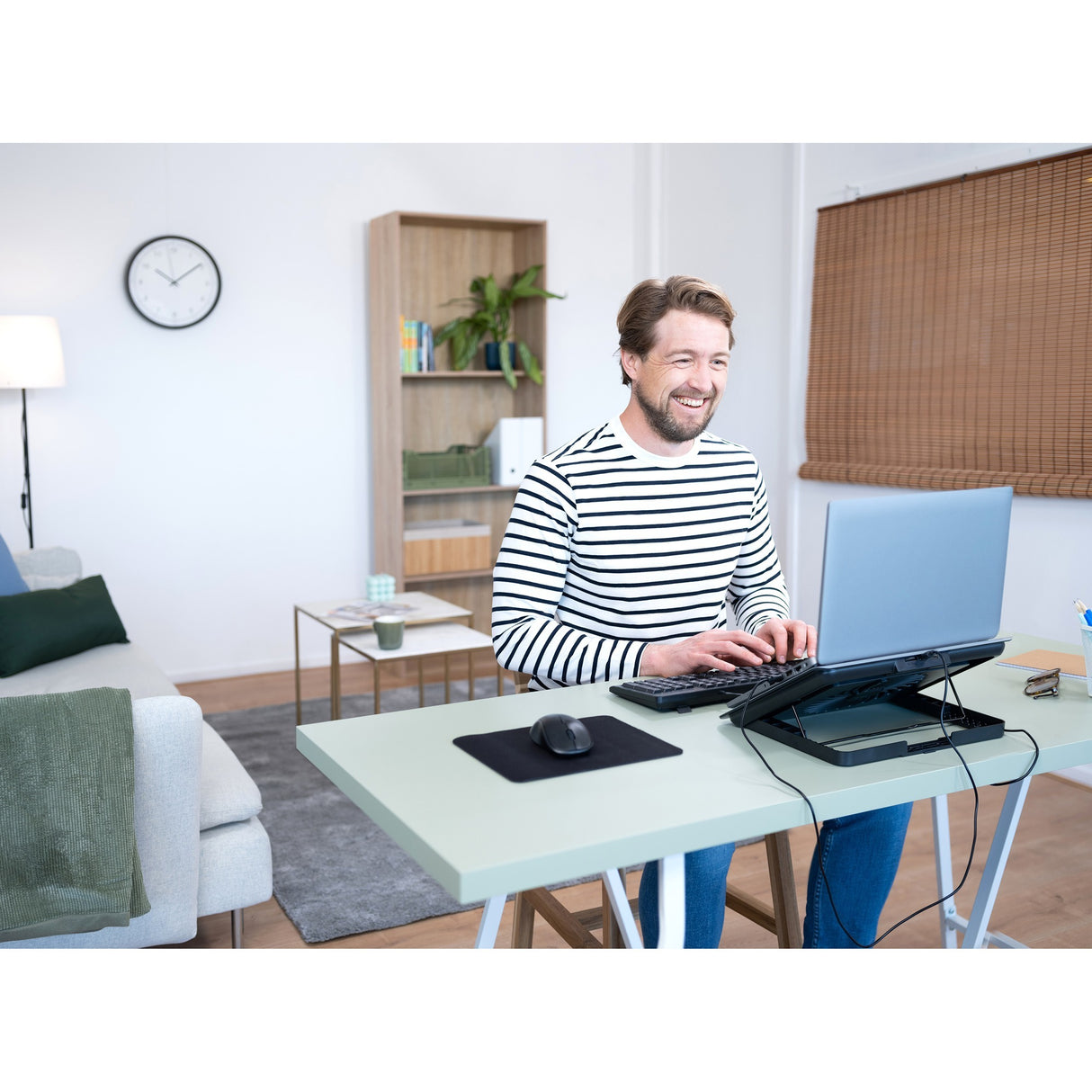 Trust Exto Laptop-Kühlständer, Laptop-Kühler (grau)