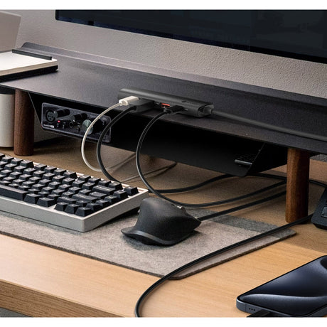 Icy box ib-hub1437-cpd usb-hub (zwart)