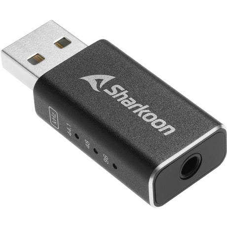 Sharkoon Gaming DAC Pro S Soundkarte (schwarz, USB-A auf 3,5 mm TRRS)