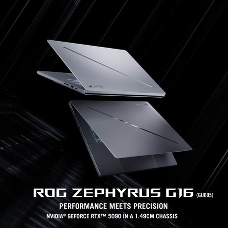 Asus Rog Zephyrus G16 Gu605cm-QR026W 16 Gaming-Laptop (Dunkelgrau | Ultra 9 285h | RTX 5060 | 16 GB | 1 TB SSD)