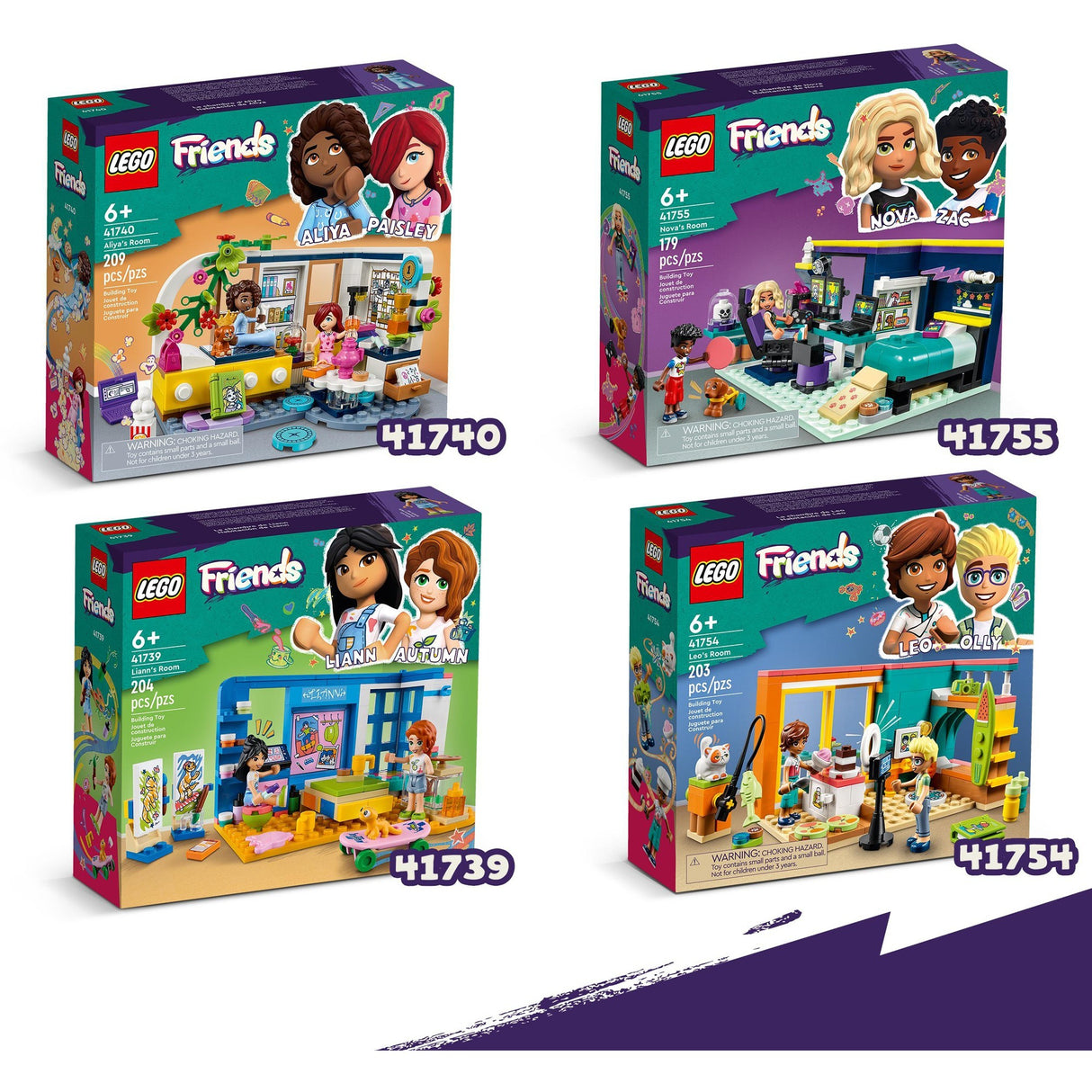 Lego Friends – Leos Zimmer-Bauspielzeug (41754)