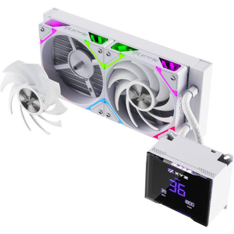 Xyz PC Gear Hydrotemp AIO 240 Wasserkühlung (weiß, argb, pwm)