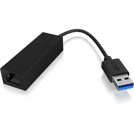Icy Box ib-ac501a, USB 3.0 > RJ-45 Adapter (schwarz)