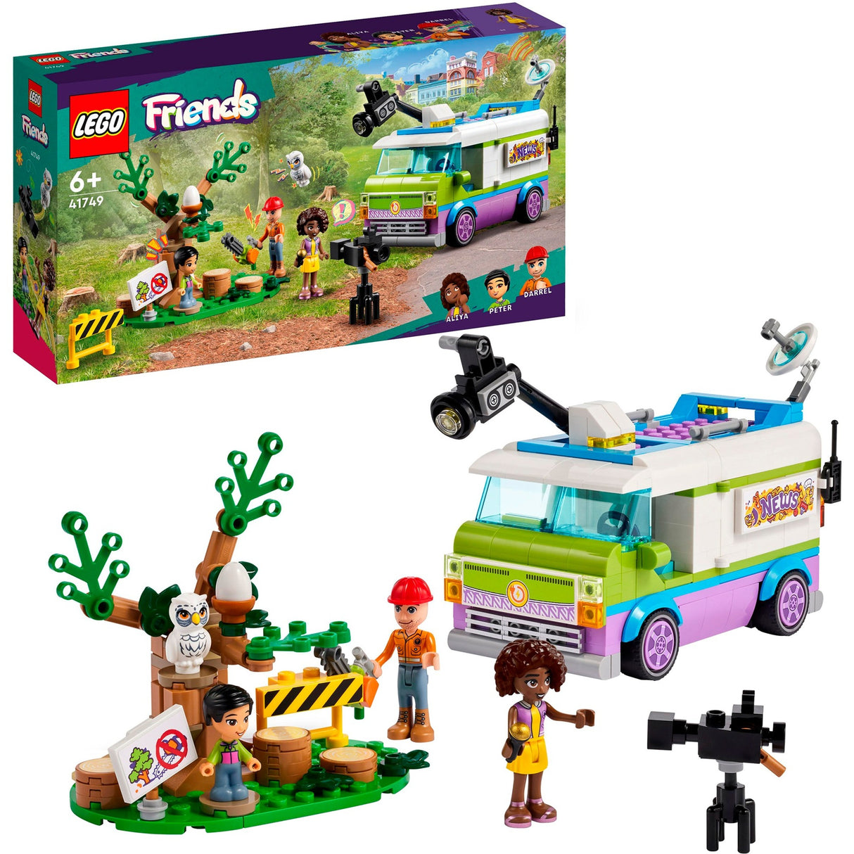 Lego Friends – Bauspielzeug „News Van“ (41749)