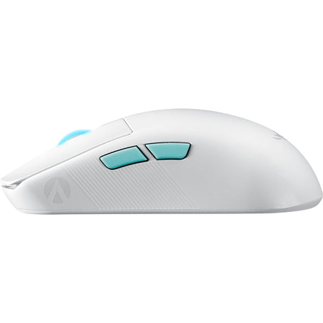 Asus Rog Harpe Ace Aim Lab Edition Gaming-Maus (weiß, 100–36.000 dpi, USB 2.0, 2,4 GHz, Bluetooth, RGB-LEDs)