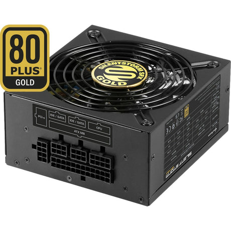 Sharkoon Silentstorm SFX 500 Gold modulares 500-Watt-Netzteil (schwarz, 2x PCIe)