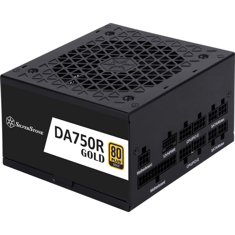 Silverstone DA750R-GM Gold, modulares 750-Watt-Netzteil (schwarz, 4x PCIe)