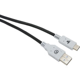 Powera USB-C-Kabel für Playstation 5 (schwarz und weiß, 3 Meter)