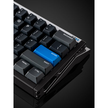 Iqunix ez60 magnetic switch gaming he keyboard (zwart, us lay-out (qwerty), gateron magnetic jade pro, 60%, rgb, double shot pbt keycaps)
