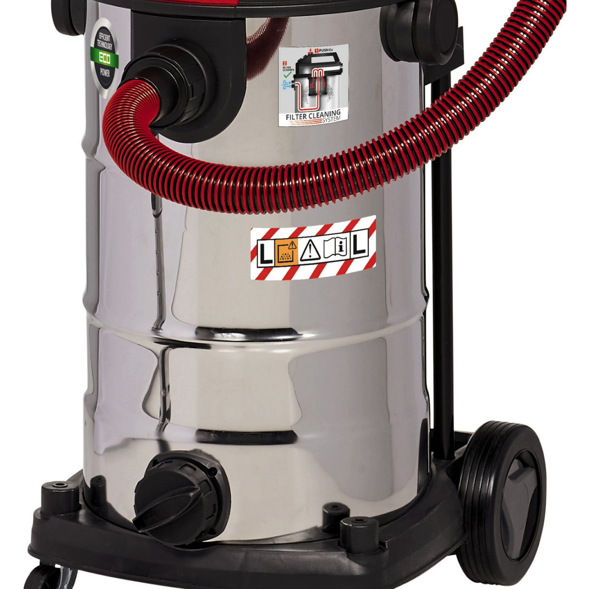 Einhell te-vc 2340 sacl Nass- und Trockensauger (burgunderroter Edelstahl)