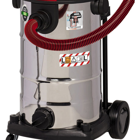 Einhell te-vc 2340 sacl Nass- und Trockensauger (burgunderroter Edelstahl)