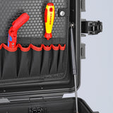 Knipex Werkzeugkoffer | leerer Koffer | staubdicht, wasserdicht, mobil | 1 Stück - 00 21 37 li