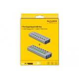 Delock USB 3.2 Gen 1 Hub mit 7 Toren