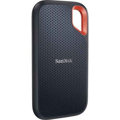 Sandisk Extreme Portable v2, 2 TB externe SSD (schwarz orange, SDSSDE61-2t00-G25, USB-C)