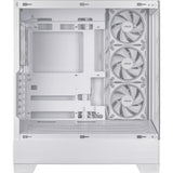 Asus a31 plus Midi-Tower-Gehäuse (weiß | 2x USB-A | 2x USB-C | gehärtetes Glas)
