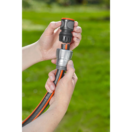 Gardena Premium-Schlauchverbinder 19 mm (3 4) (grau silber, 18256-50)
