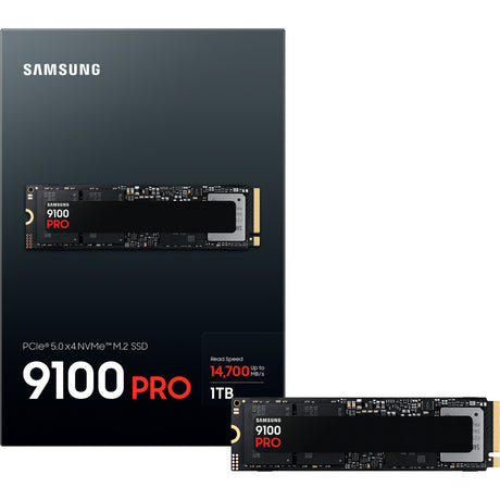 Samsung mz-vap1t0bw 9100 pro pcie® 5.0 nvme™ m.2 SSD – 1 TB, 1 TB, M.2, 14700 MB s