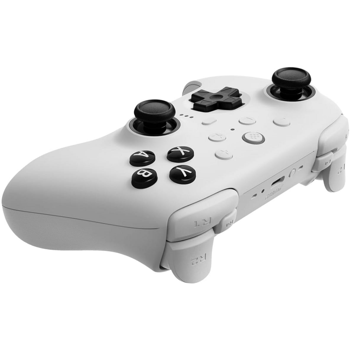 8bitdo Ultimate 2 Bluetooth-Controller (weiß, PC, Switch 2, Bluetooth USB-C 2,4 GHz)