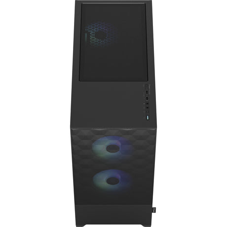 Fractal Design Pop Air RGB Midi-Tower-Gehäuse (schwarz | 2x USB-A | RGB | gehärtetes Glas)
