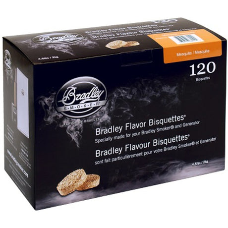 Bradley Mesquite-Holzbriketts Räucherholz (120 Stück)