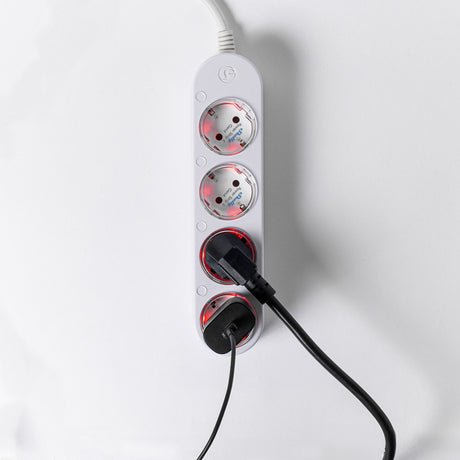 Shelly Steckdosenleiste Gen4 Steckdosenleiste (weiß, WLAN, Bluetooth, Zigbee)