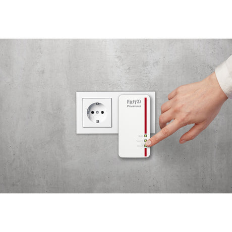 Fritz! Powerline 1260e WLAN-Set International Powerline + WLAN (weiß, Mesh-WLAN)