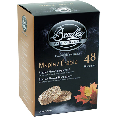 Bradley Ahornholzbriketts Räucherholz (48 Stück)
