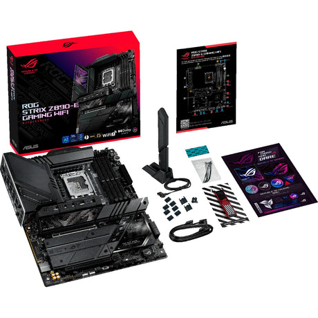 Asus ROG Strix Z890-E Gaming WiFi Sockel 1851 Motherboard (Schwarz, RAID, 5GB-LAN, WiFi 7, BT, Sound, ATX)