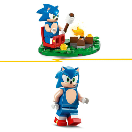 Lego Sonic the Hedgehog 77001 Sonics-Showdown am Lagerfeuer
