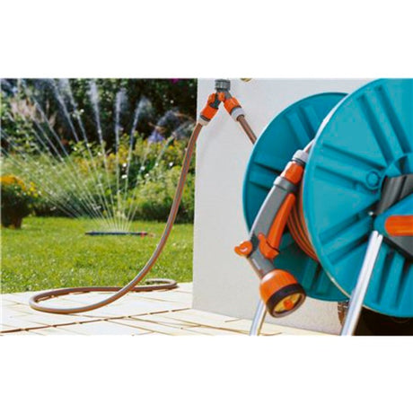 Gardena 2-Wege-Wasserverteiler 26,5 mm (g 3 4 ) Hahnstück (grauorange, 938-20)