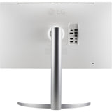 LG Ultrafine 27UQ850V-W 27 4K UHD Monitor (Weiß Silber, 2x HDMI, Display Port, 2x USB-A, USB-B, USB-C)