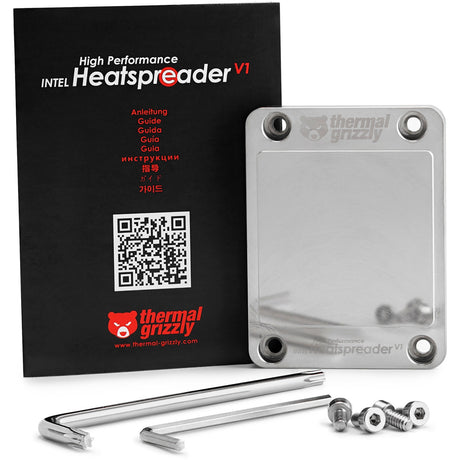 Thermal Grizzly Intel High Performance Heatspreader V1 Kühlkörper (Silber)