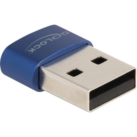 Delock USB 2.0 Adapter USB-A Stecker > USB-C Buchse (blau)