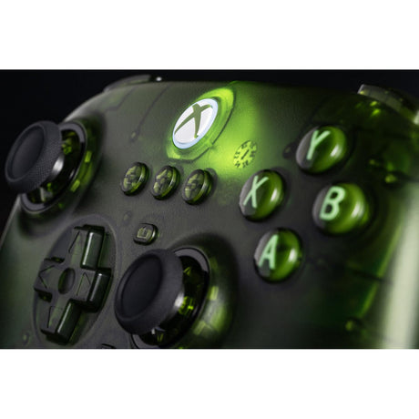8bitdo ultimativer 3-Modus-Controller für Xbox (grün transparent, Xbox Series X|s, Xbox One, PC, Bluetooth USB-C 2,4 GHz)