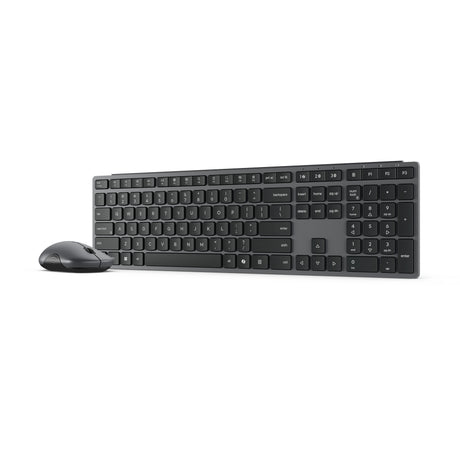 Lenovo 700 modern multi-device wireless combo desktopset (grijs, us lay-out (qwerty), 100%, 4000 dpi, 2.4 ghz, bt 5.3, usb-a)