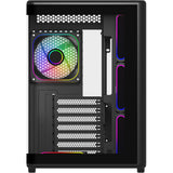 Cooler master elite 600 midi tower behuizing (zwart | 2x usb-a | 1x usb-c | tempered glass)