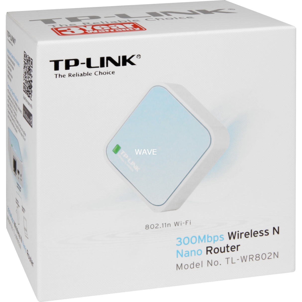 TP-Link TL-WR802N Wireless n Nano-Router 300 Mbit / s